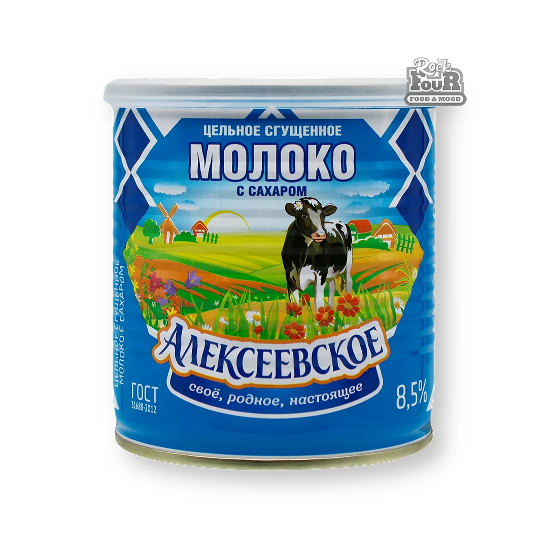Խտացրած կաթ «Алексеевское» շաքարով 360գ